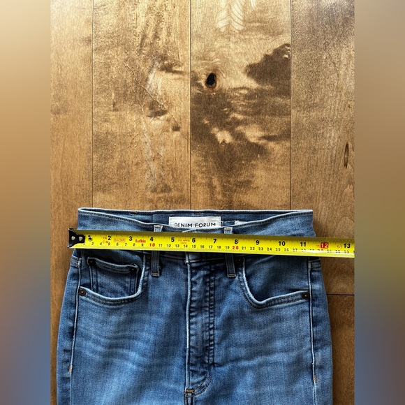 Denim Forum Lola High Rise Skinny Crop Jeans - Picture 6 of 8